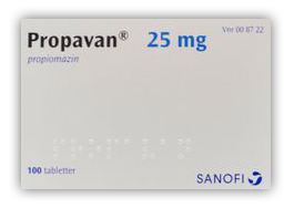 propavan 25 mg tablet